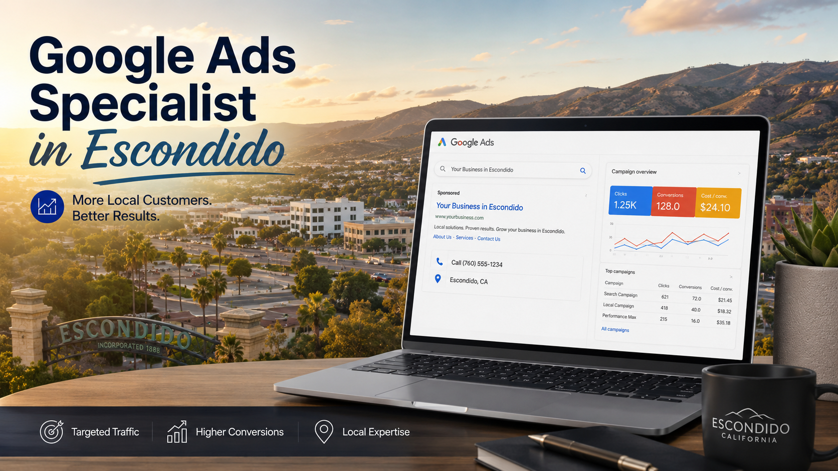 Google Ads Specialist in Escondido